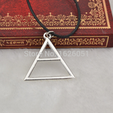 30 Seconds To Mars Silver Triad Triangle Necklace