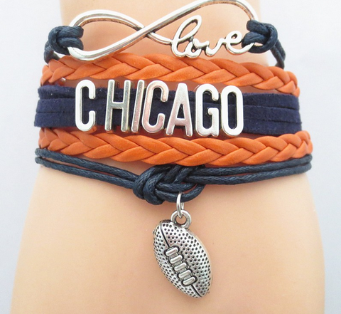 Personalized Infinity Love Chicago Bracelet