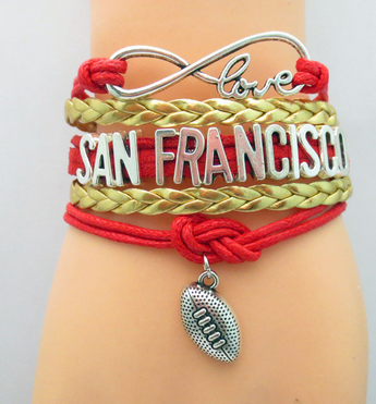 Customized Leather San Francisco Bracelet