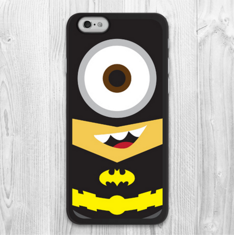 Bat man Minion Cartoon Cover For iPhone 6 6 plus