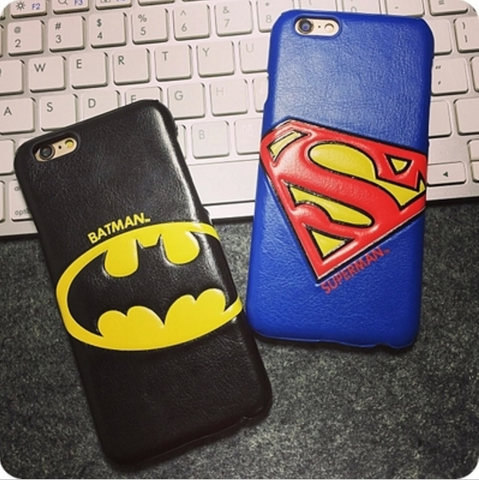 Batman PU Leather Cover For IPhone 6 Iphone 6 Plus