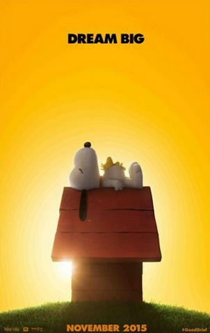 The Peanuts Movie Poster 35" wall sticker