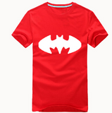 Superhero Short Sleeve Comb Cotton T Shirt Bat Man