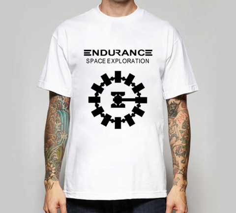 Adventure Movie Interstellar Endurance Space Craft Tshirts