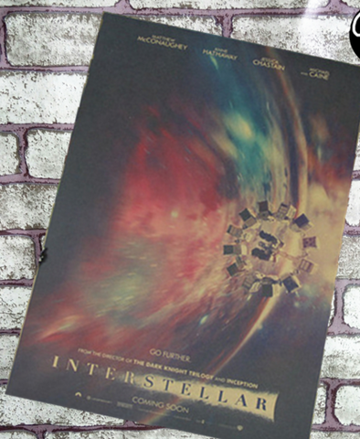 Wall Sticker Metaphor Cannot Read Interstellar Space Vintage Paper Poster