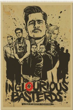 Inglourious Basterds classic old movie posters