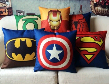 Superhero Decorative Linen Pillow 45*45cm