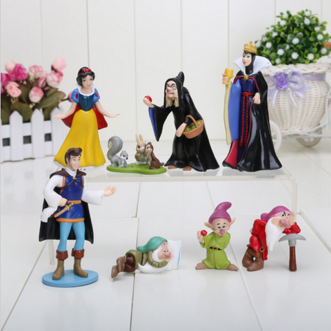 Snow White and the Seven Dwarfs Retail 3-8cm PVC