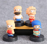 The Simpsons Homer Bart PVC Figures