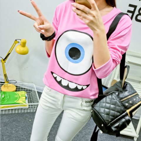 Monster University Women Hoodies Cartoon