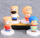 The Simpsons Homer Bart PVC Figures