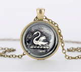 Once upon a time Emma Swan pendant necklace vintage glass pendant Necklace jewelry