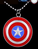 Thor Captain America Badge Necklace