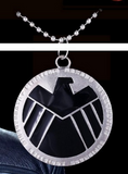 Thor Captain America Badge Necklace