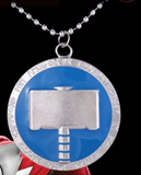 Thor Captain America Badge Necklace