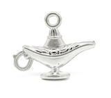 Charm Pendants Lamp of Aladdin Silver