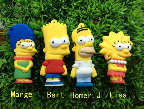 NEW 2015 USB 2.0 Flash Pen Drive Simpson Family Homer