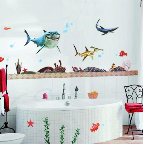 FINDING NEMO Bathing Wall Stickers