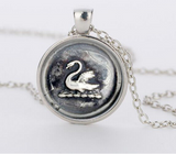 Once upon a time Emma Swan pendant necklace vintage glass pendant Necklace jewelry