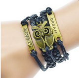 2015 Multilayer Braided Bracelets Charm Bracelet