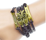 2015 Multilayer Braided Bracelets Charm Bracelet