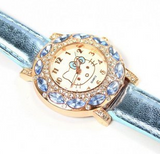 leather strap Hello Kitty Crystal Watches