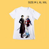 Size m l xl xxl Gintama t-shirt short sleeves cosplay