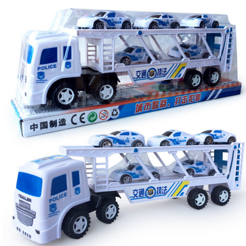 Hot Toy cars! Truck tractors police car