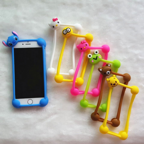 Silicone 3D Cartoon Stitch For Iphone4S 5S 6 plus For Samsung Galaxy S5 S6