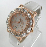 leather strap Hello Kitty Crystal Watches