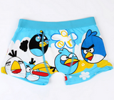 Underwear Cotton Boxers Kids Angry Bird