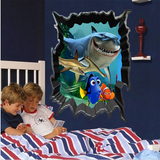 2015 Finding Nemo 3D View Art Wall Stickers