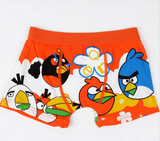 Underwear Cotton Boxers Kids Angry Bird