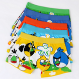 Underwear Cotton Boxers Kids Angry Bird