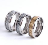 Dragon steel Golden Ring for Men lord