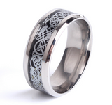 Dragon steel Golden Ring for Men lord