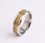 Dragon steel Golden Ring for Men lord