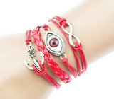 2015 Multilayer Braided Bracelets Charm Bracelet