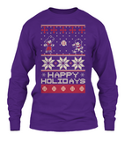 Long Sleeve Dragon Ball - Christmas Sweater-style Printed Tee