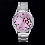 Hello kitty wristwatches stainless steel