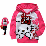 Hello Kitty clothes hoodies kids 2-10 Age Girl