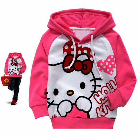 Hello Kitty clothes hoodies kids 2-10 Age Girl