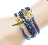 2015 Multilayer Braided Bracelets Charm Bracelet