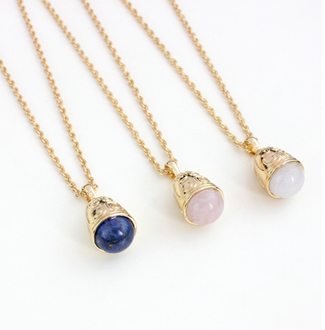 2015 long super natural texture ellipse necklace