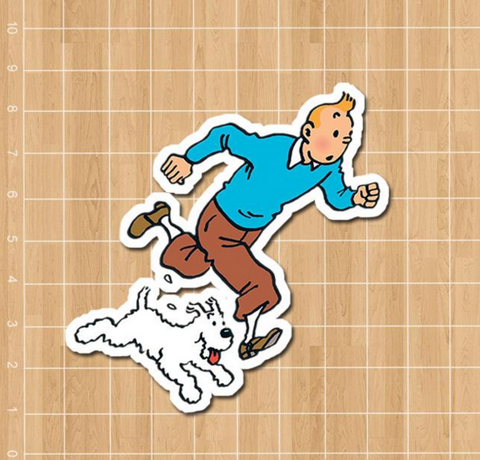 The Adventures of Tintin sticker PVC sticke