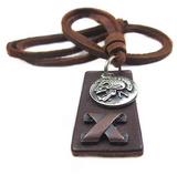 leather necklace luxury X men