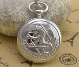 Fullmetal Alchemist Silver Pocket Watch