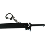 Sword Art Online SAO Kirigaya Kazuto Kirito Sword Pendant Keychain