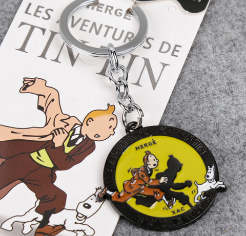 The Adventures of Tintin Metal Keychains