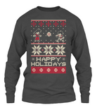 Long Sleeve Dragon Ball - Christmas Sweater-style Printed Tee